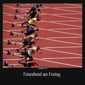 Der-Bürosprint-ins-Wochenende.jpg von Michelle