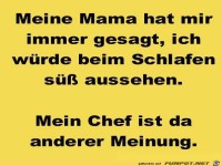 Meine Mama hat mir immer...