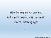 Was die meisten von uns eint