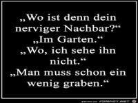 man muss schon graben.....