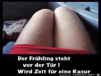 Mal wieder Zeit f�r eine Rasur