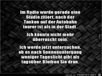 Tanken auf der Autoban ist teuer......