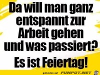 es ist Feiertag