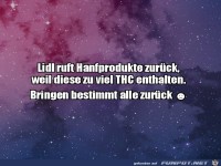 Das Zeug gibt keiner mehr zurck