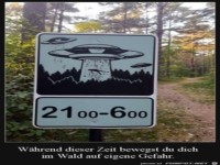 Nachts kommen die Au�erirdischen