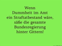 dummheit im amt