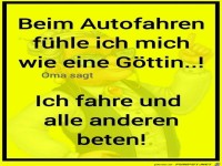 Beim Autofahren