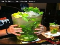 Riesiger Mojito f�r einen humorvollen Abend