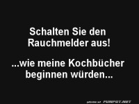 Kochabenteuer: Rauchmelder voraus!