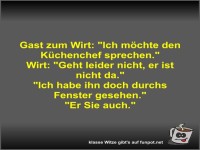 Gast zum Wirt