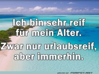 Urlaubsreif seit Geburt an!