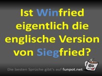 Winfried und Siegfried