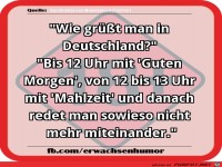 Wie gruesst man in Deutschland