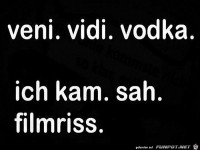 veni. vidi. vodka - Filmriss