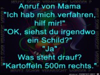 Wenn Mama sich verfahren hat