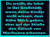 Du weist, das Du in einer Grostadt wohnst