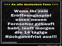 Morgen l�uft die Frist ab