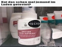 Intim Deo Spray tester?