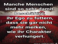 manche Menschen sind so sehr damit bescchäftigt.....