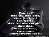 Danke das du das bist