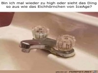Lustiger Wasserhahn