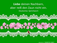 Liebe deinen Nachbarn