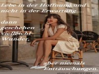 Lebe in der Hoffnung