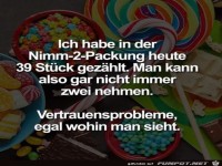 �berall Vertrauensprobleme