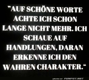 herz-Bild: Schöne Worte zählen nicht?