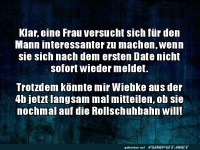 Wiebkes Date-Dilemma