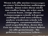 An eine Waescheleine