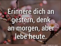 Erinnere dich an gestern