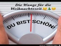 Waage f�r die Weihnachtszeit