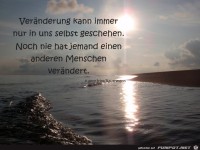 Veraenderung kann immer nur in uns selbst geschehen