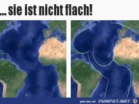 Die Erde ist nicht flach