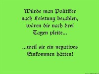 politiker bezahlen