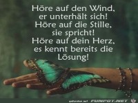 Hör auf den Wind