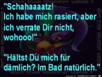 Ich hab mich rasiert