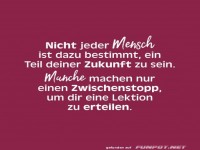 Nicht jeder Mensch