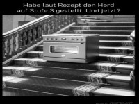 Treppenstufen oder Herdstufen?