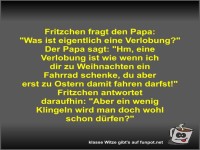 Fritzchen fragt den Papa
