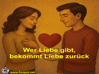 Wer Liebe gibt, bekommt Liebe zur�ck