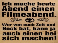 Kinoabend f�r Eigenheimg�nger