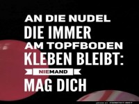 Nudelkrise: Humorvolle K�chenweisheit!