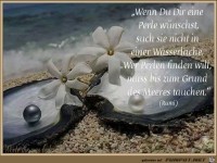 Wenn Du Dir eine Perle w�nschst...
