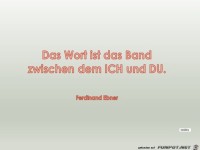 Das Wort ist das Band