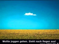 Sieht nach Regen aus