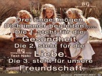 Drei Engel moegen dich begleiten