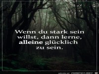 Lerne alleine glcklich zu sein