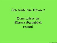 wasser trinken